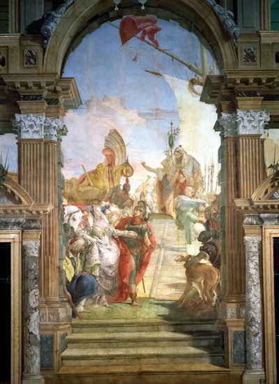 The Meeting of Anthony and Cleopatra, 1747-50 by Giovanni Battista Tiepolo